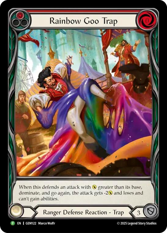 Image for Rainbow Goo Trap (Red) (GEM122) (GEM) - Flesh and Blood TCG