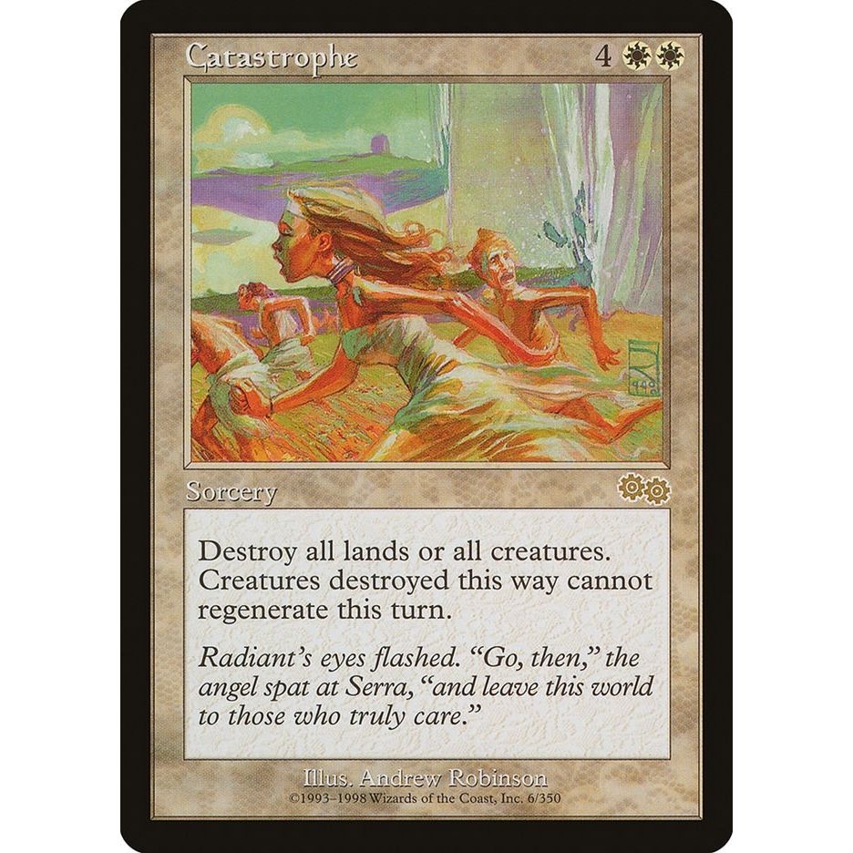 Image for Catastrophe (6) (USG) - Magic: The Gathering