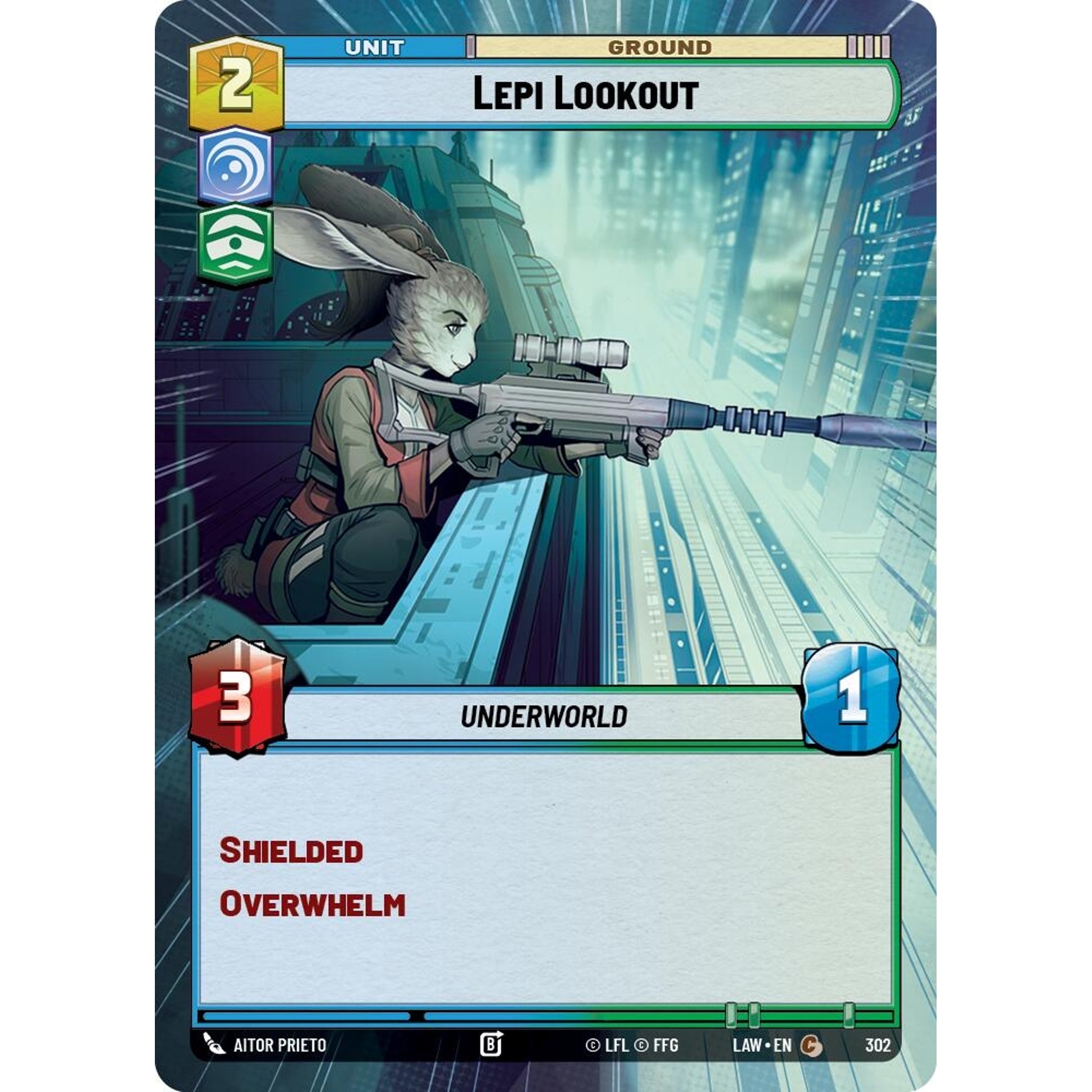 Image for Lepi Lookout (Hyperspace) (302) (LAW) - Star Wars: Unlimited