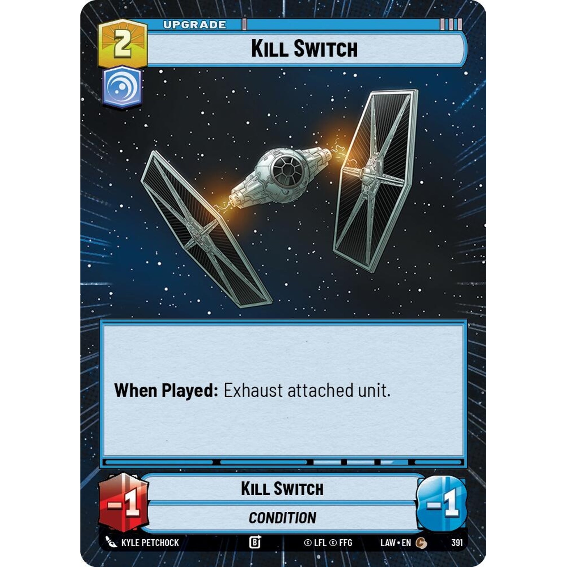 Image for Kill Switch (Hyperspace) (391) (LAW) - Star Wars: Unlimited