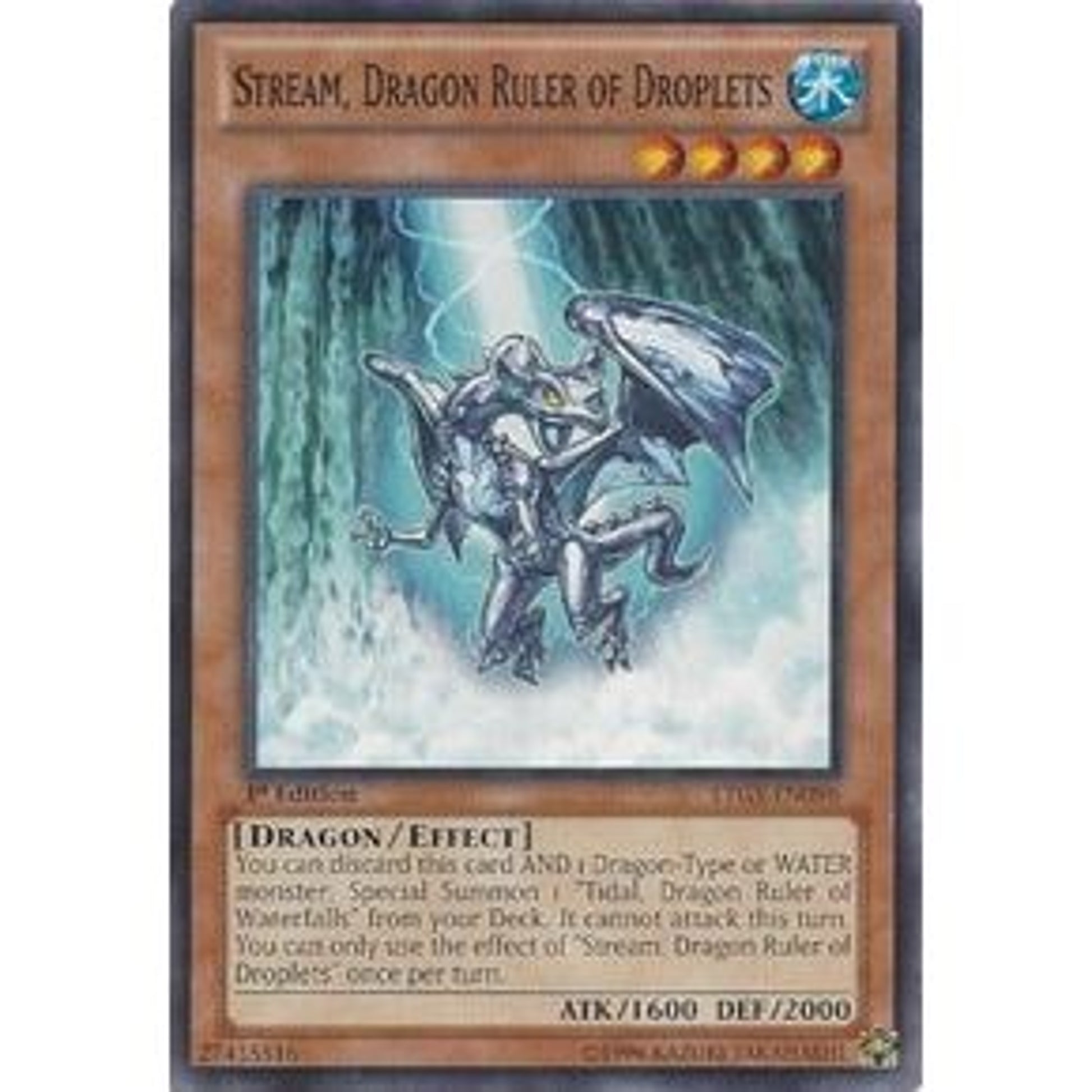 Image for Stream, Dragon Ruler of Droplets (LTGY-EN096) (LTGY) - YuGiOh