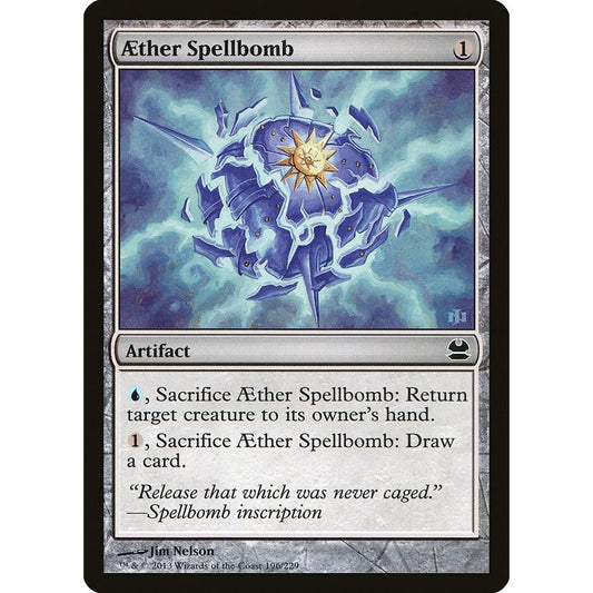 Image for Aether Spellbomb (196) (MMA) - Magic: The Gathering