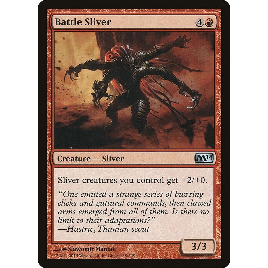 Image for Battle Sliver (128) (M14) - Magic: The Gathering