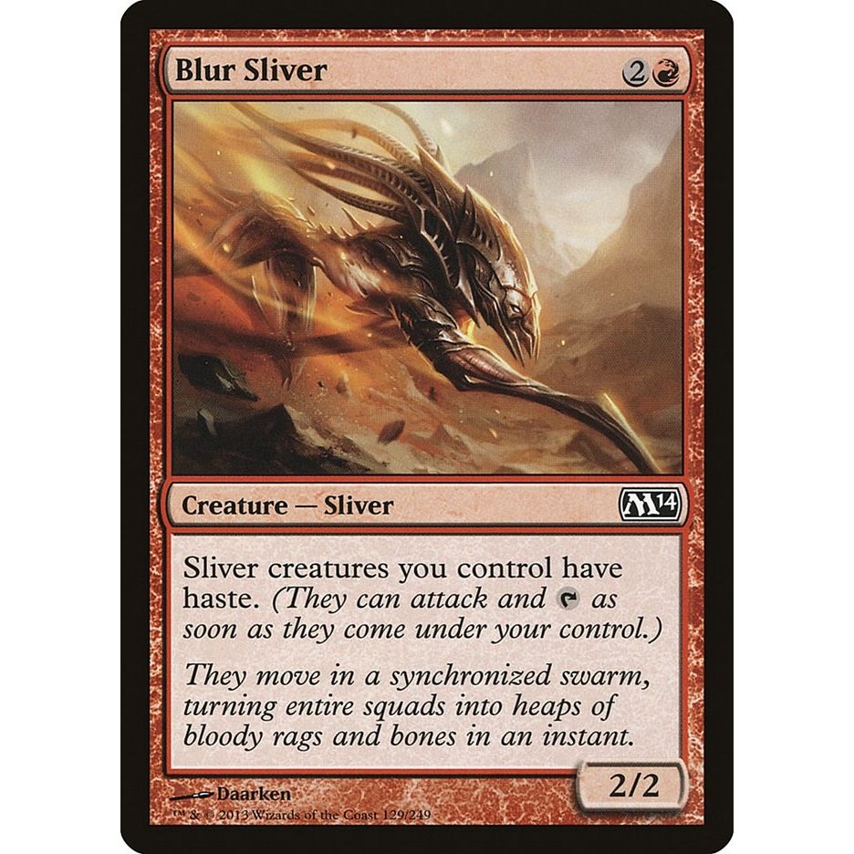 Image for Blur Sliver (129) (M14) - Magic: The Gathering