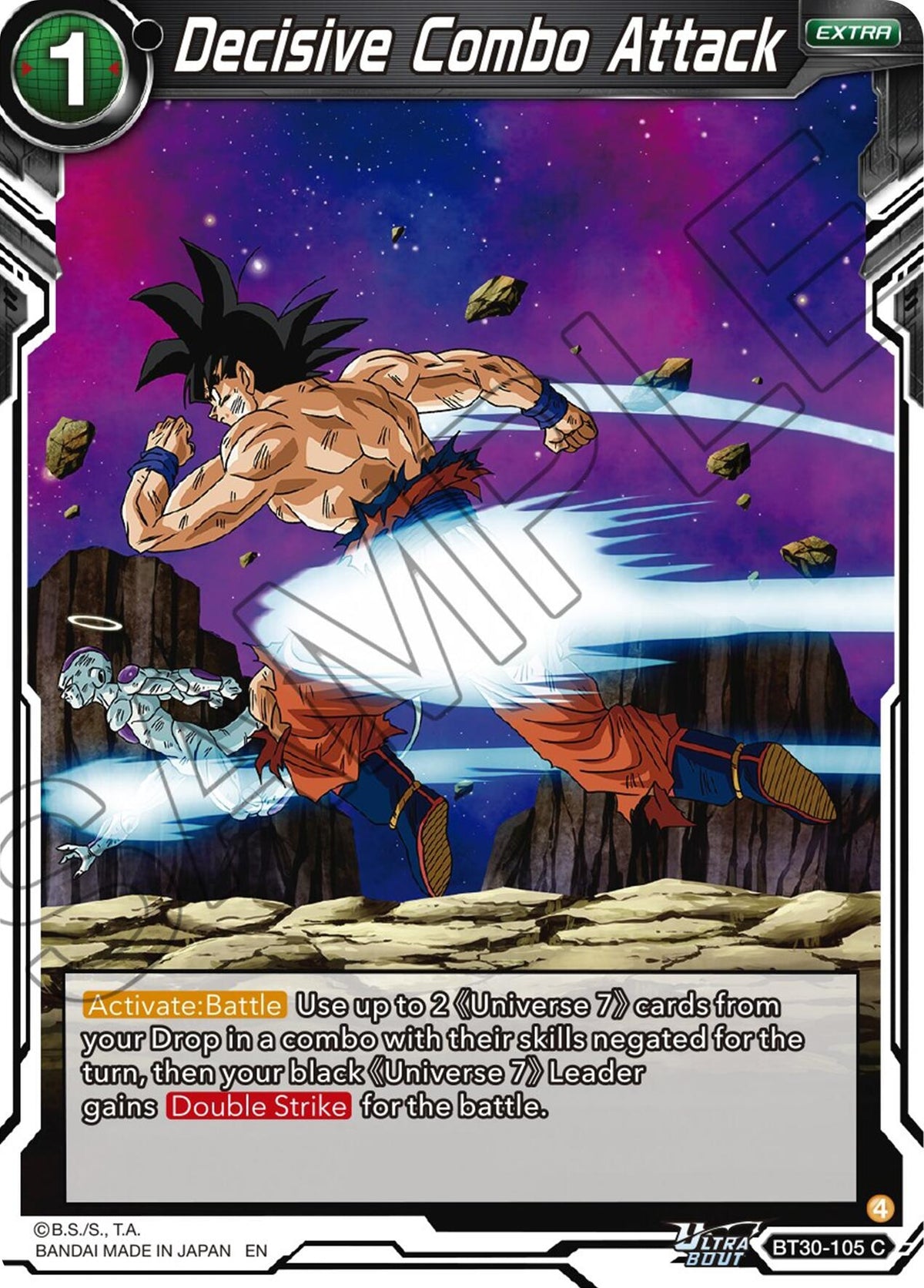 Image for Decisive Combo Attack (BT30-105) (BT30) - Dragon Ball Super: Masters
