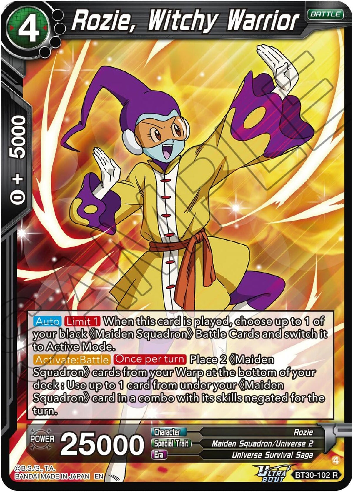 Image for Rozie, Witchy Warrior (BT30-102) (BT30) - Dragon Ball Super: Masters