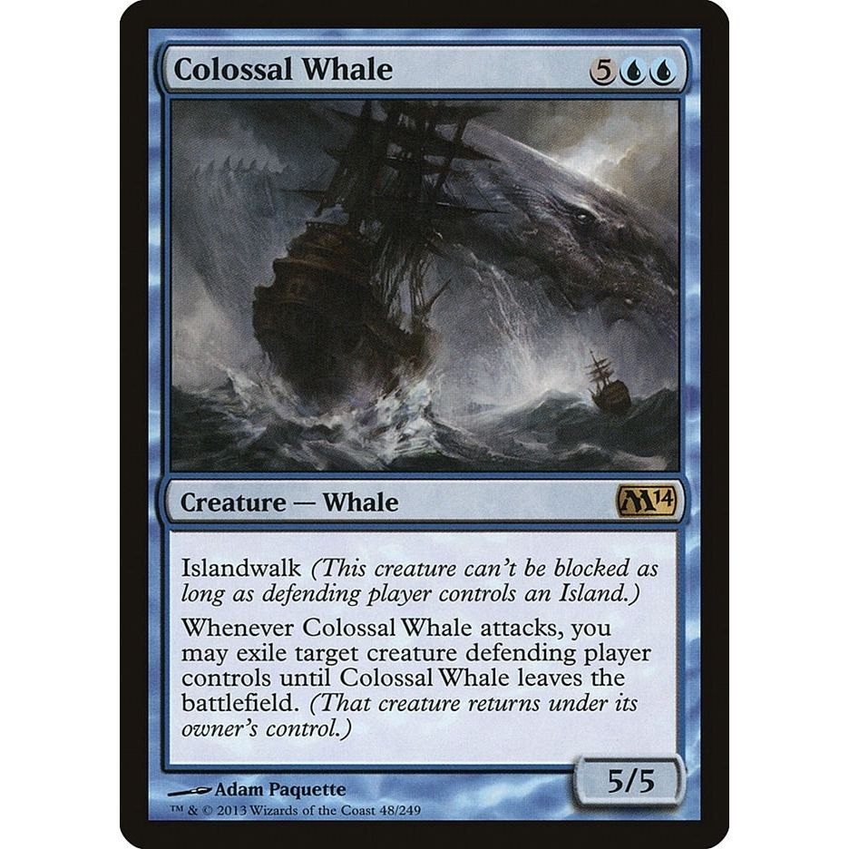 Image for Colossal Whale (48) (M14) - Magic: The Gathering