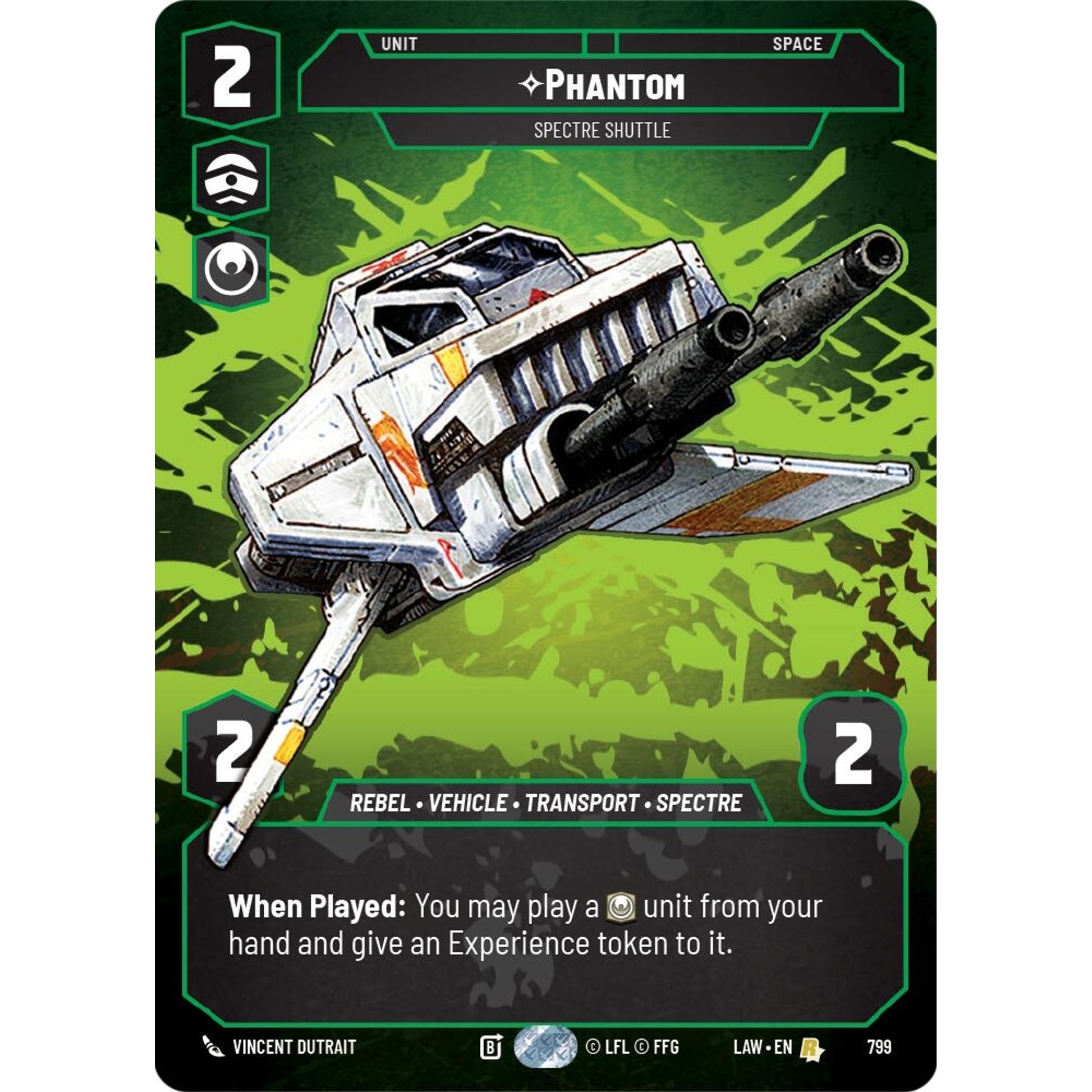 Image for Phantom - Spectre Shuttle (Prestige) (799) (LAW) - Star Wars: Unlimited