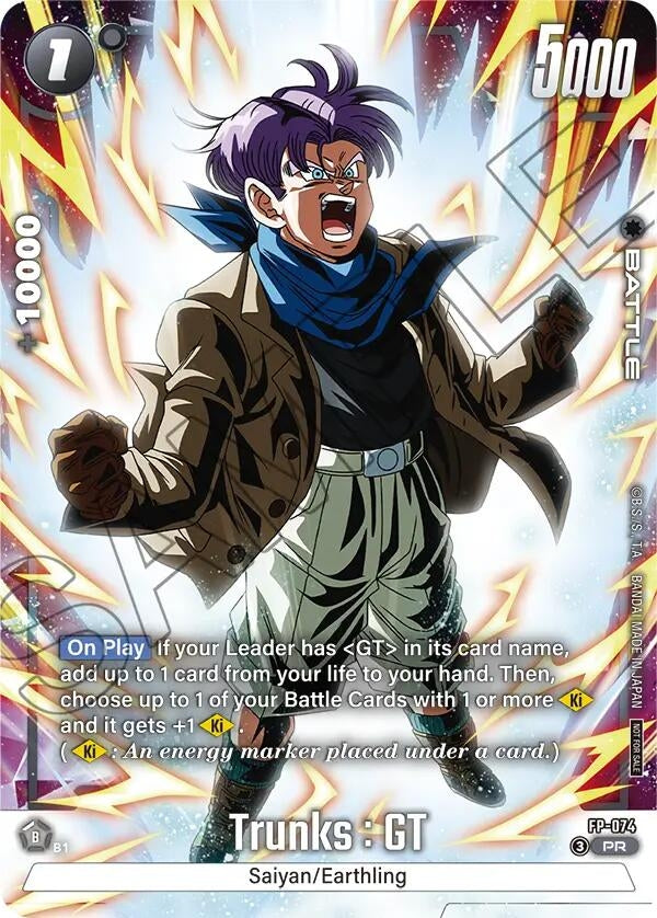 Image for Trunks : GT - FP-074 (Tournament Pack 10) (FP-074) (DBSFW_TPR) - Dragon Ball Super: Fusion World