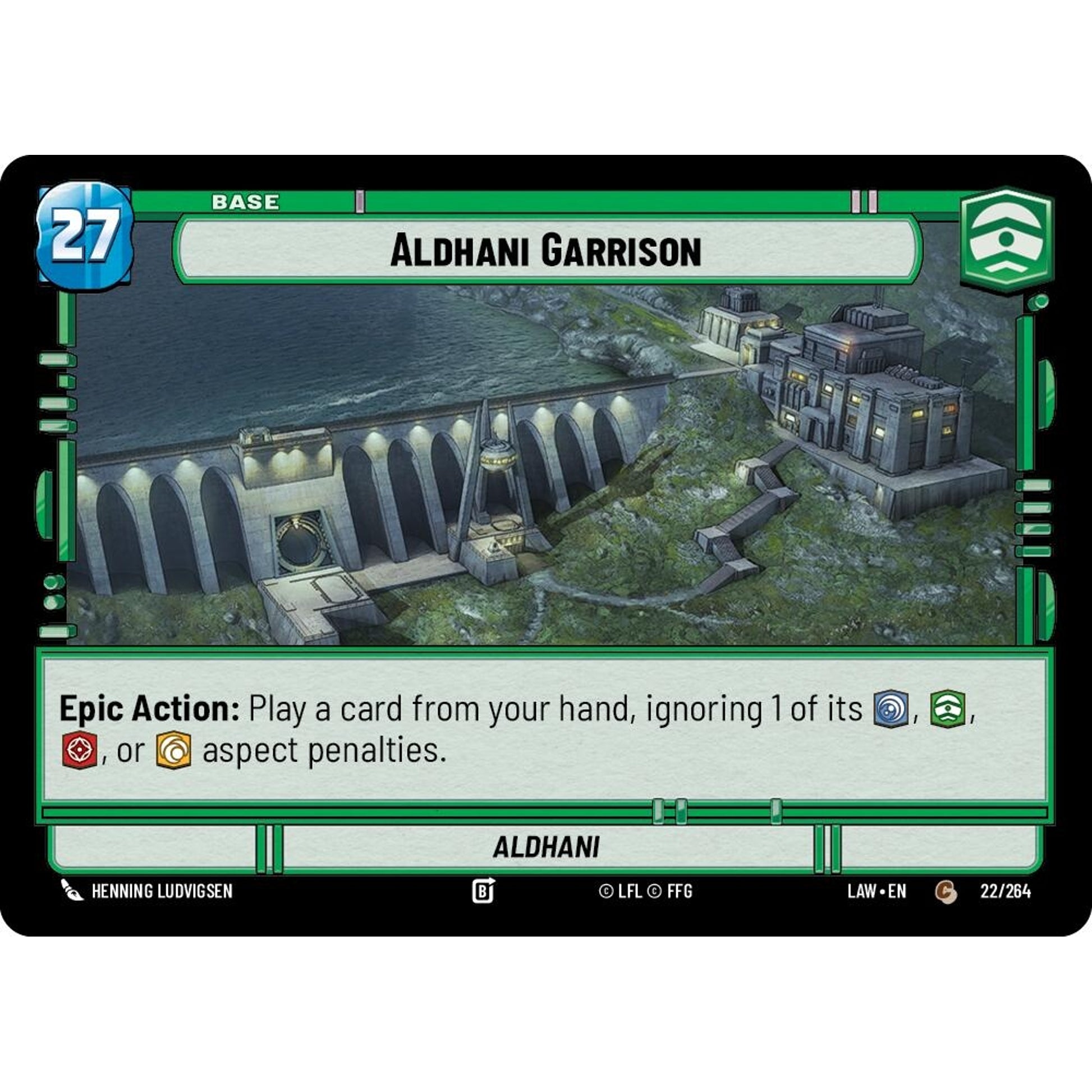 Image for Aldhani Garrison // Credit (22 // T01) (LAW) - Star Wars: Unlimited