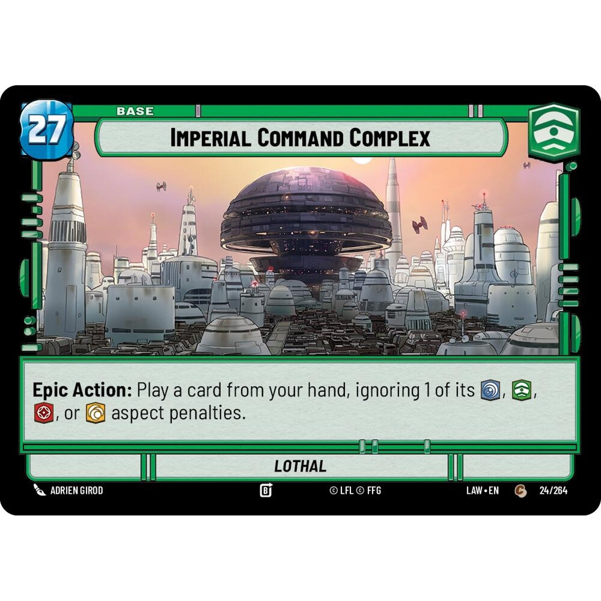 Image for Imperial Command Complex // Shield (24 // T03) (LAW) - Star Wars: Unlimited