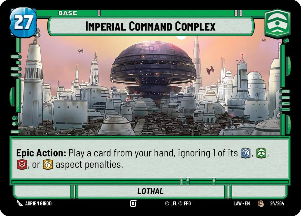 Image for Imperial Command Complex // Shield (24 // T03) (LAW) - Star Wars: Unlimited