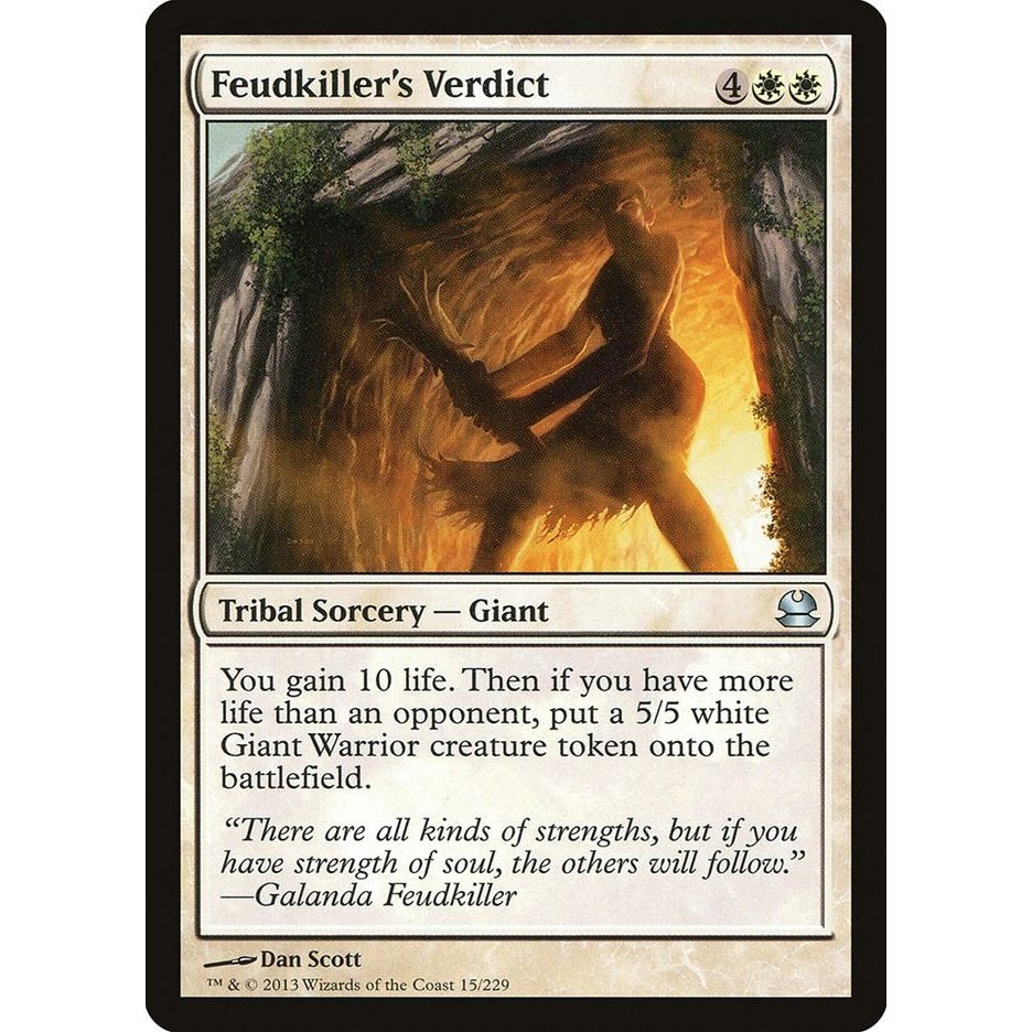Image for Feudkiller's Verdict (15) (MMA) - Magic: The Gathering