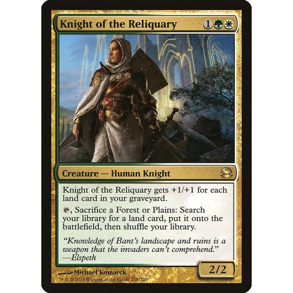 Image for Knight of the Reliquary (178) (MMA) - Magic: The Gathering