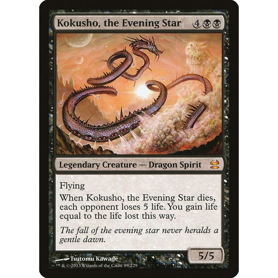 Image for Kokusho, the Evening Star (89) (MMA) - Magic: The Gathering