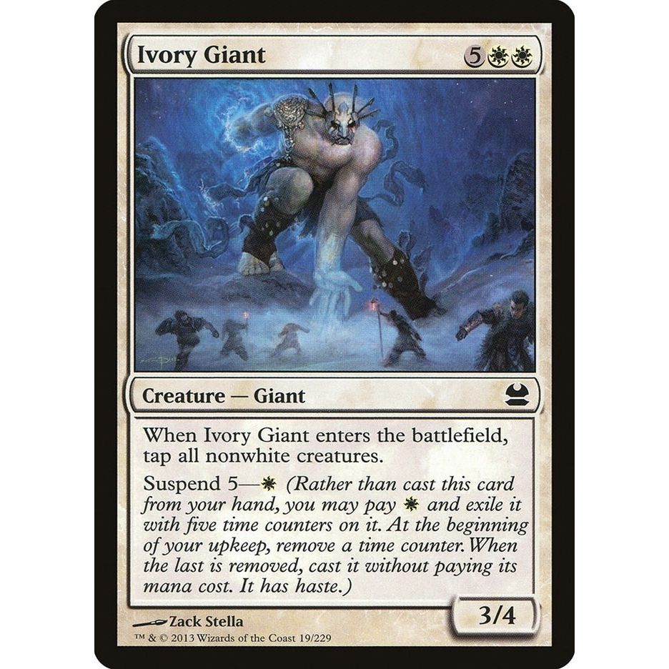 Image for Ivory Giant (19) (MMA) - Magic: The Gathering