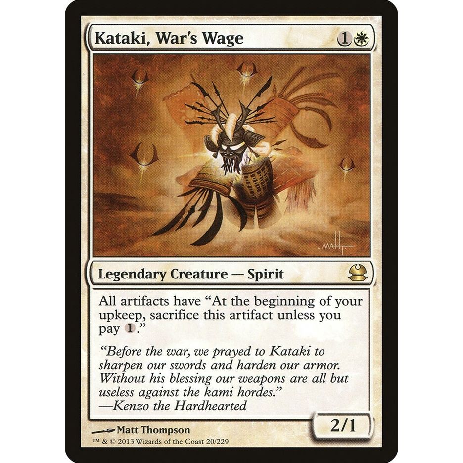 Image for Kataki, War's Wage (20) (MMA) - Magic: The Gathering