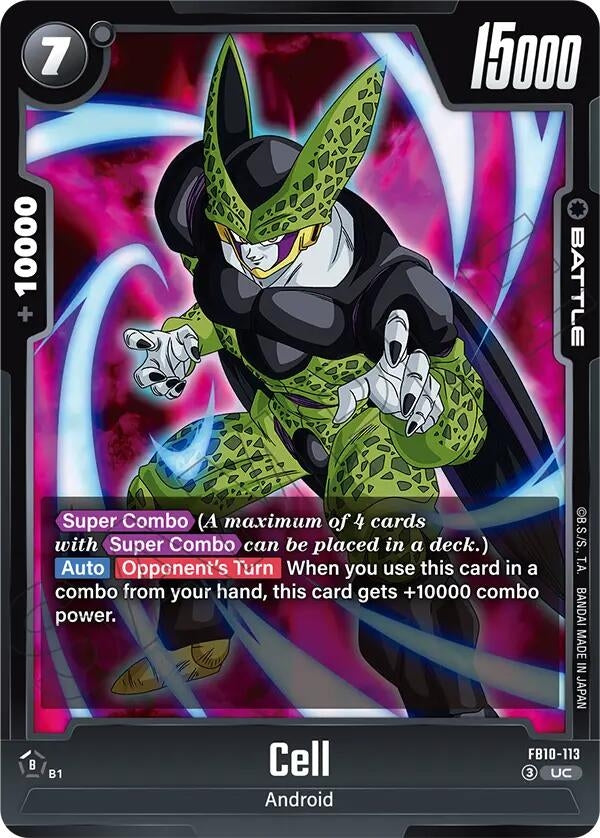 Image for Cell - FB10-113 (FB10-113) (FB10) - Dragon Ball Super: Fusion World