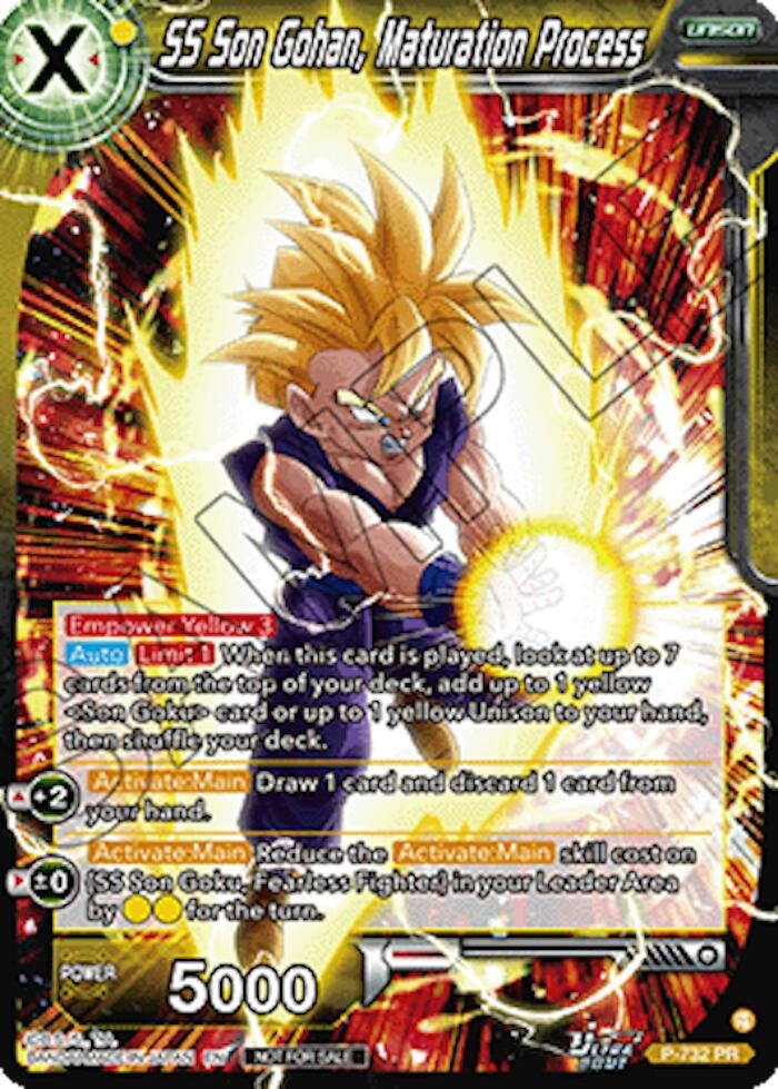 Image for SS Son Gohan, Maturation Process (Ultra-Bout Series Tournament Pack Vol.2) (P-732) (TPR) - Dragon Ball Super: Masters