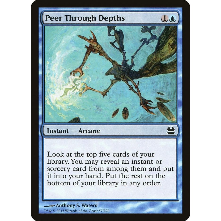 Image for Peer Through Depths (57) (MMA) - Magic: The Gathering