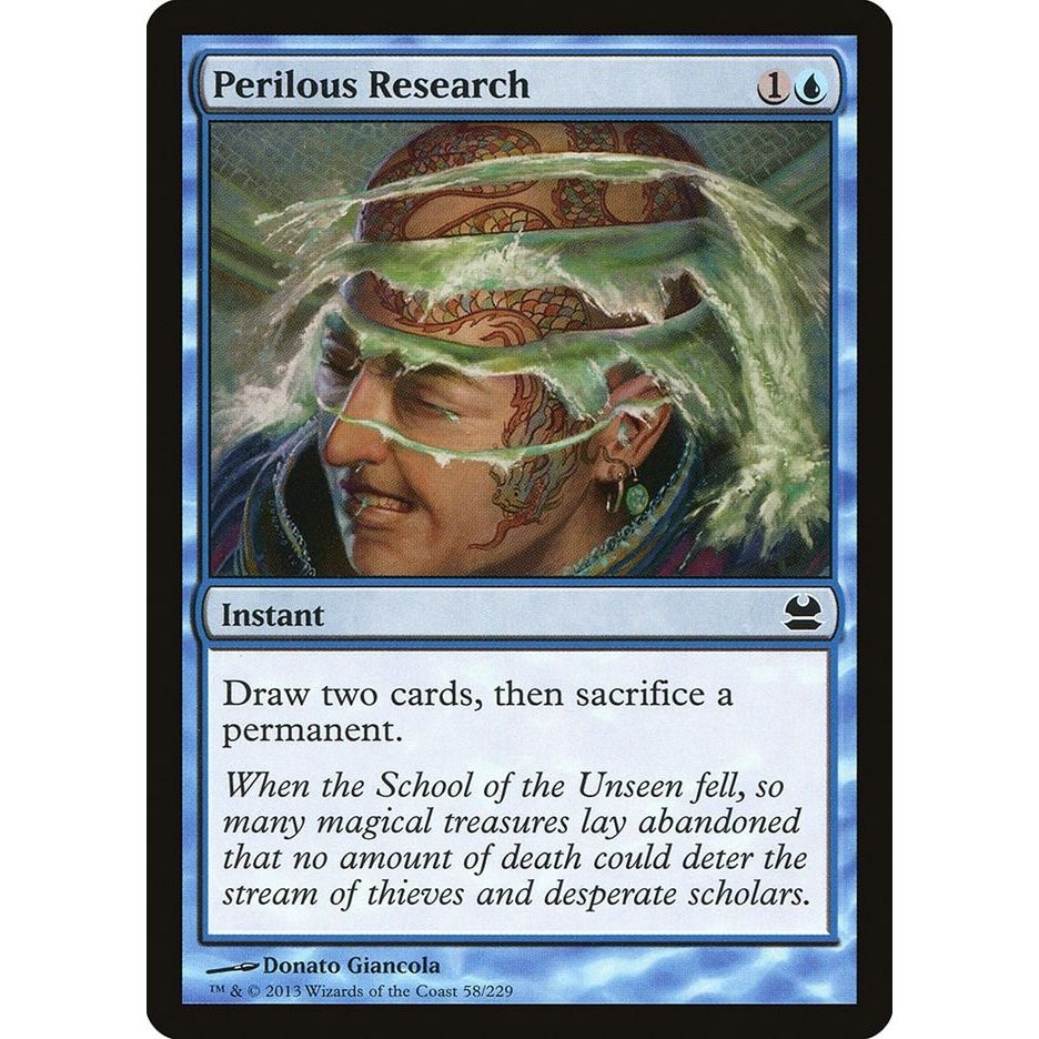 Image for Perilous Research (58) (MMA) - Magic: The Gathering