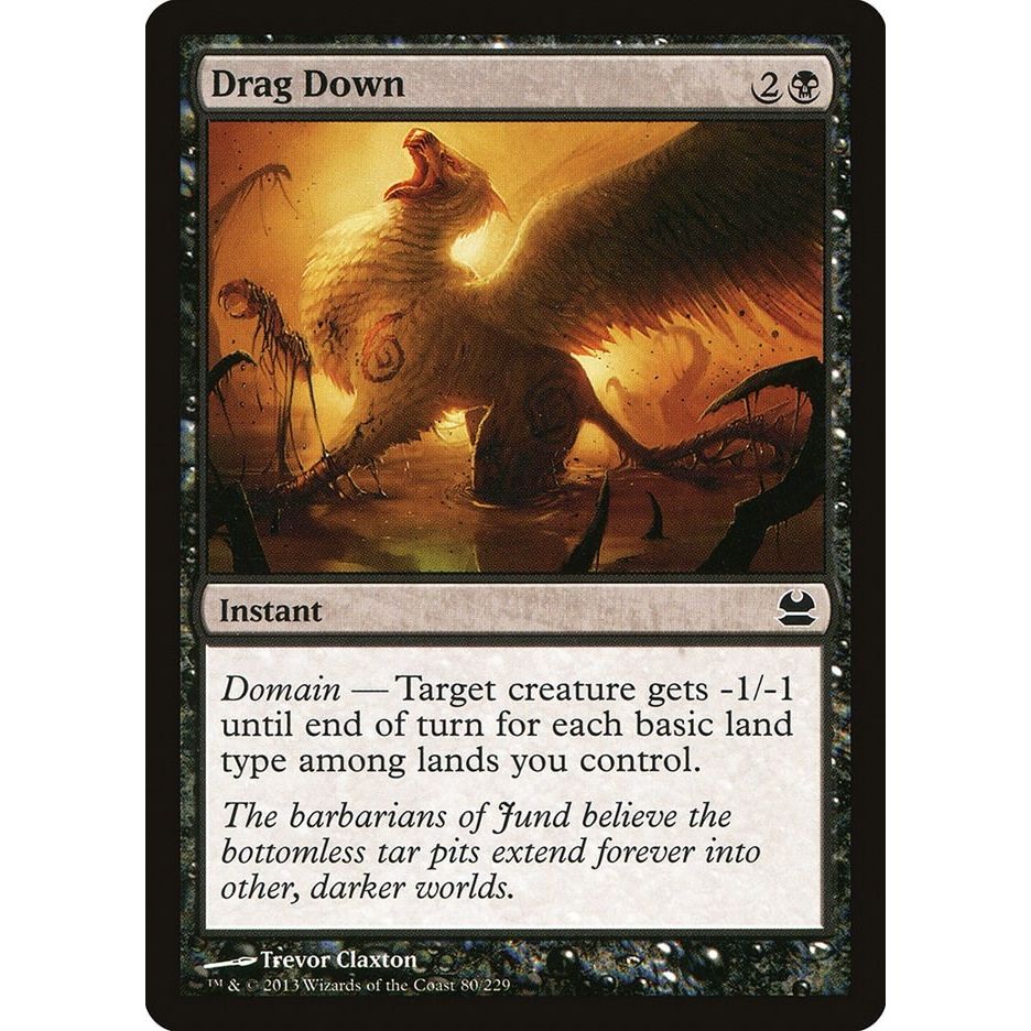 Image for Drag Down (80) (MMA) - Magic: The Gathering