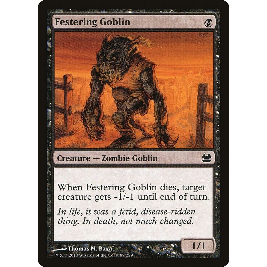 Image for Festering Goblin (87) (MMA) - Magic: The Gathering