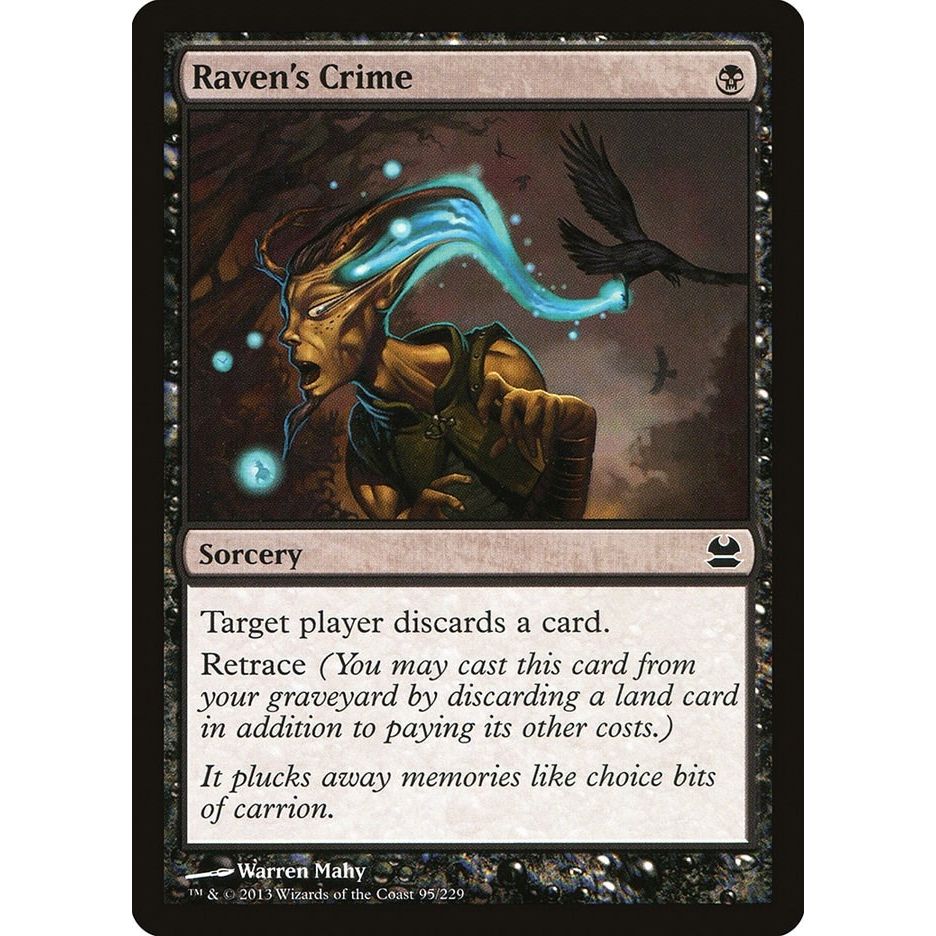 Image for Raven's Crime (95) (MMA) - Magic: The Gathering