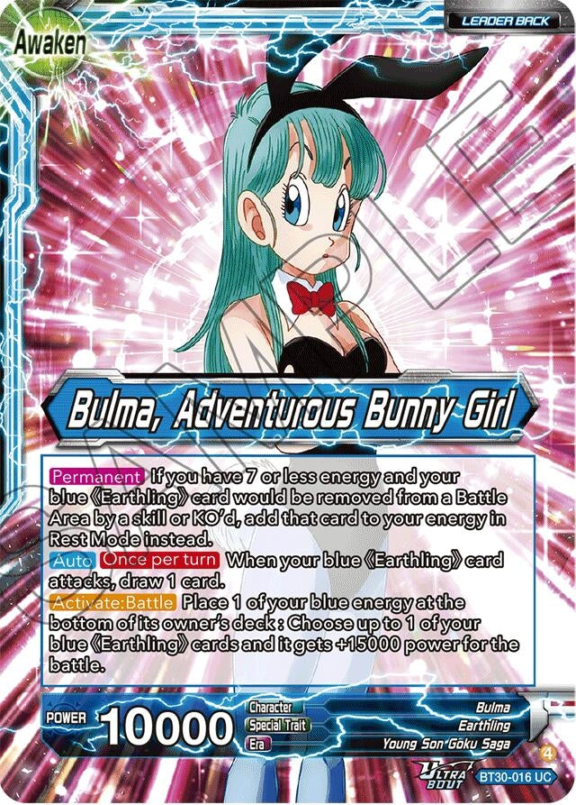 Image for Bulma // Bulma, Adventurous Bunny Girl (BT30-016) (BT30) - Dragon Ball Super: Masters
