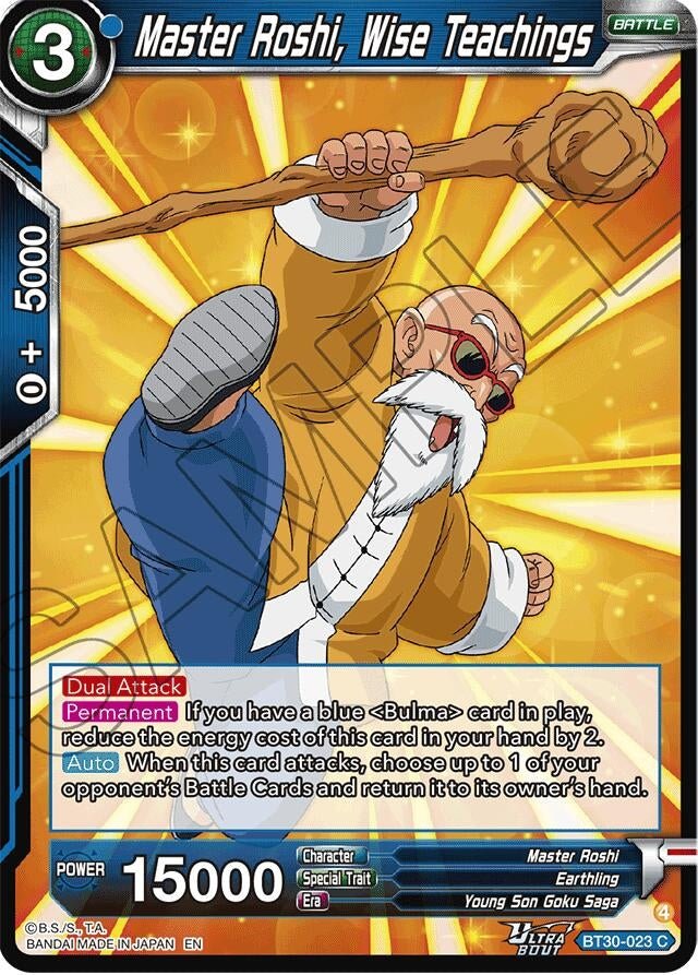 Image for Master Roshi, Wise Teachings (BT30-023) (BT30) - Dragon Ball Super: Masters