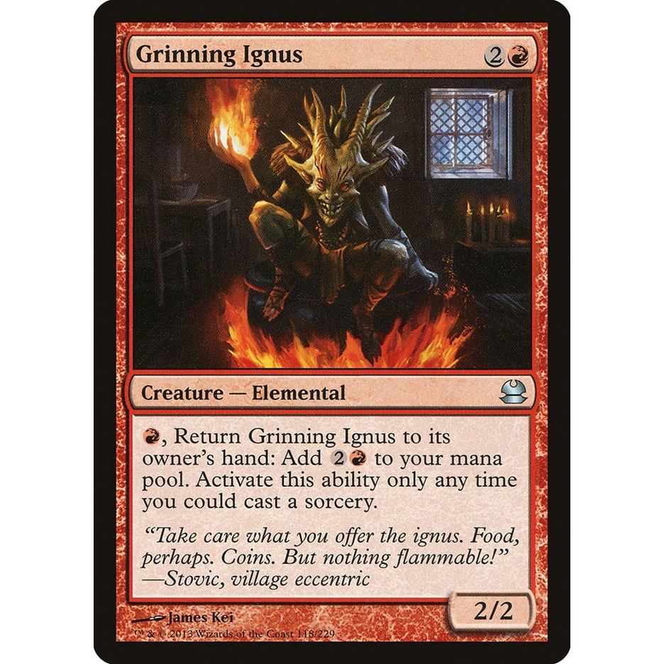 Image for Grinning Ignus (118) (MMA) - Magic: The Gathering