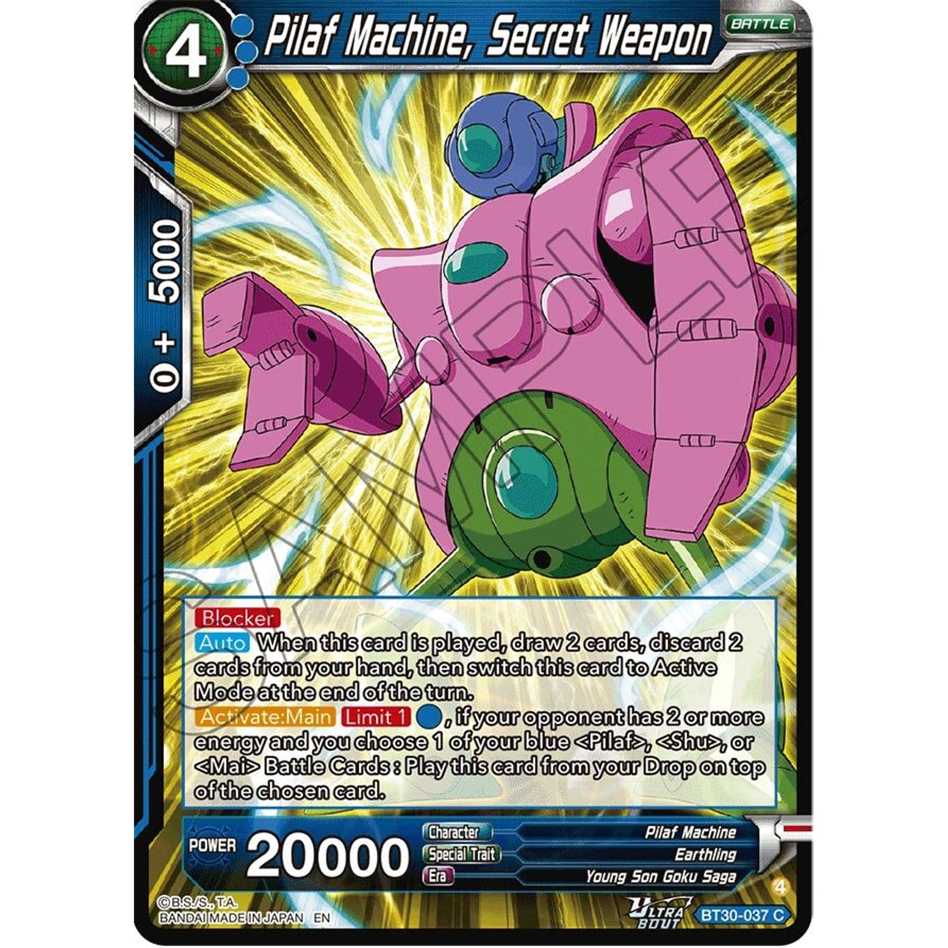 Image for Pilaf Machine, Secret Weapon (BT30-037) (BT30) - Dragon Ball Super: Masters