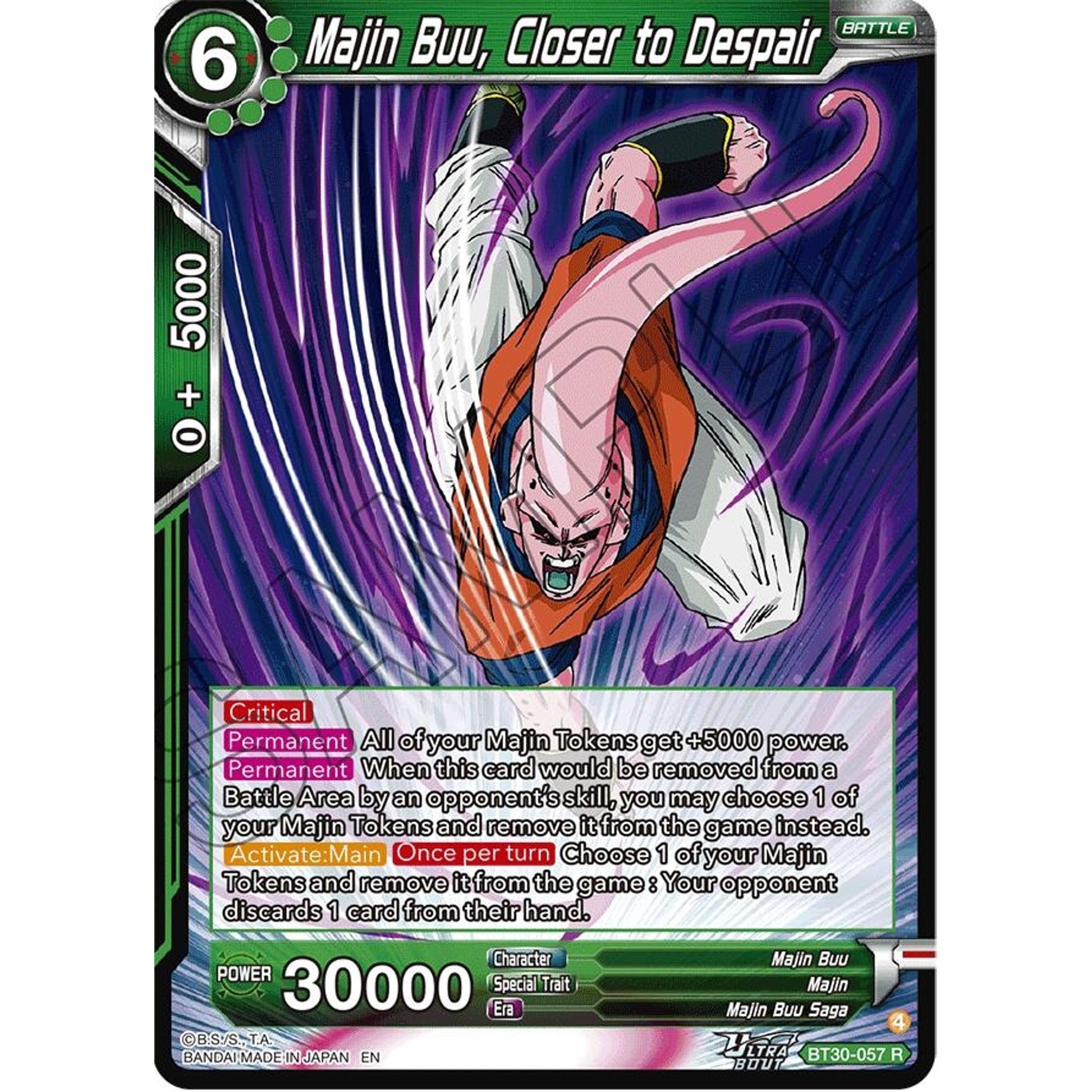 Image for Majin Buu, Closer to Despair (BT30-057) (BT30) - Dragon Ball Super: Masters