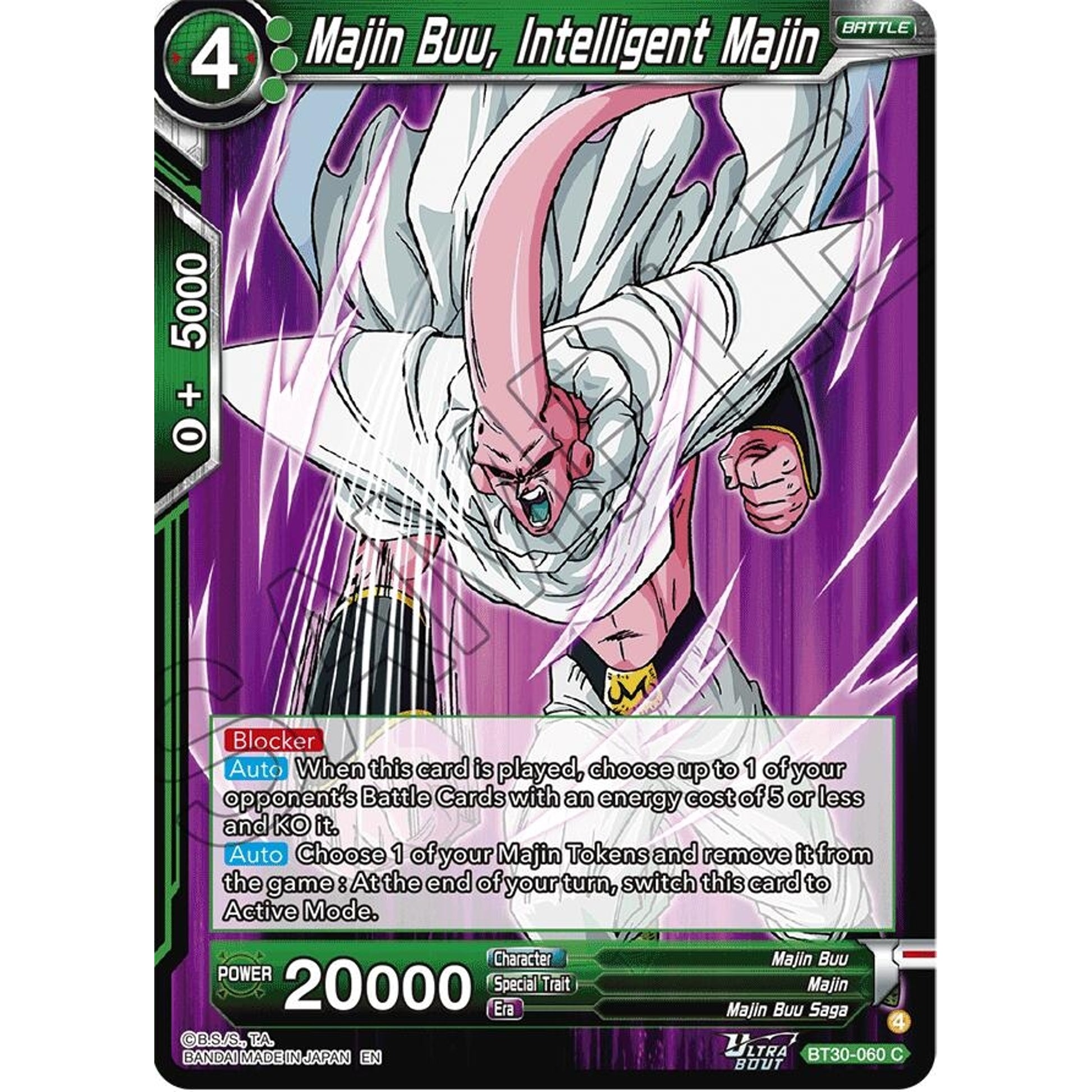Image for Majin Buu, Intelligent Majin (BT30-060) (BT30) - Dragon Ball Super: Masters