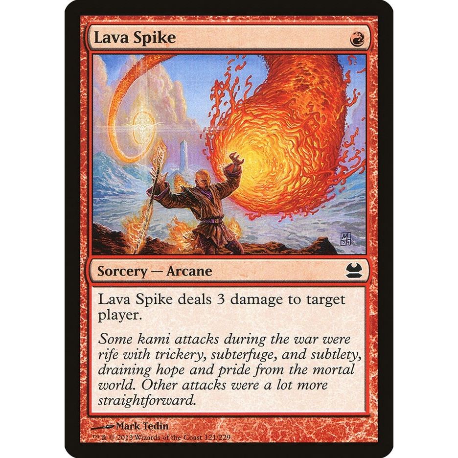 Image for Lava Spike (121) (MMA) - Magic: The Gathering