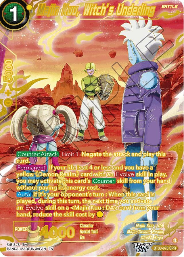 Image for Majin Kuu, Witch's Underling (SPR) (BT30-078) (BT30) - Dragon Ball Super: Masters