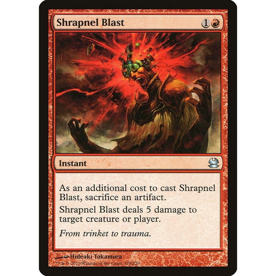 Image for Shrapnel Blast (129) (MMA) - Magic: The Gathering