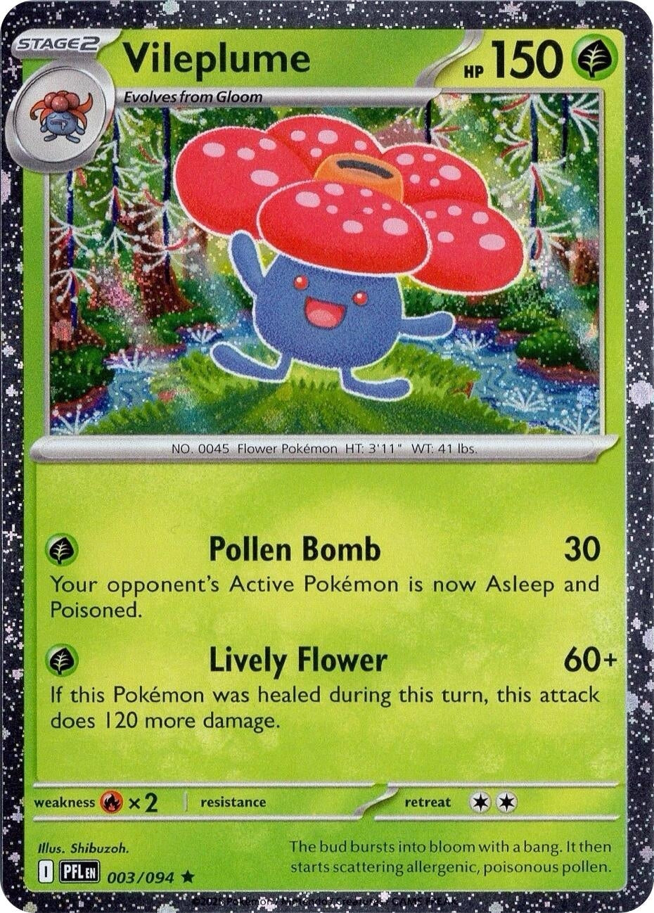 Image for Vileplume (Cosmos Holo) (003/094) (MCAP) - Pokemon