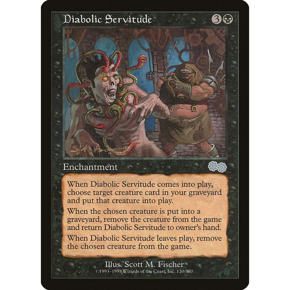 Image for Diabolic Servitude (130) (USG) - Magic: The Gathering