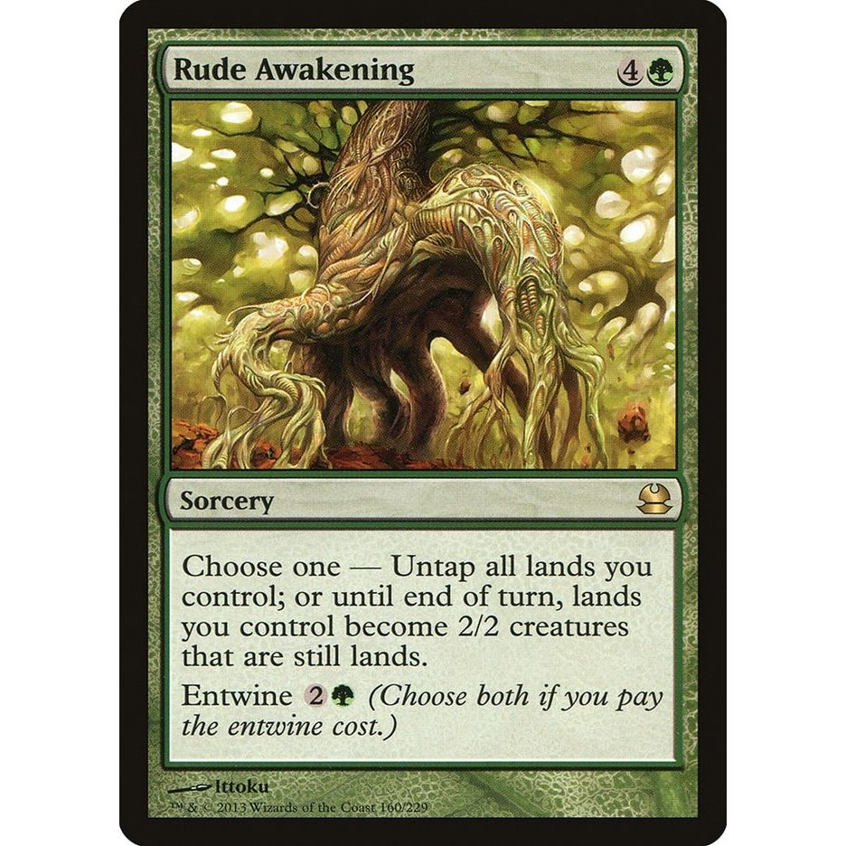 Image for Rude Awakening (160) (MMA) - Magic: The Gathering