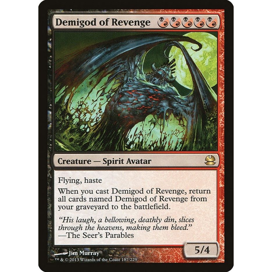 Image for Demigod of Revenge (187) (MMA) - Magic: The Gathering