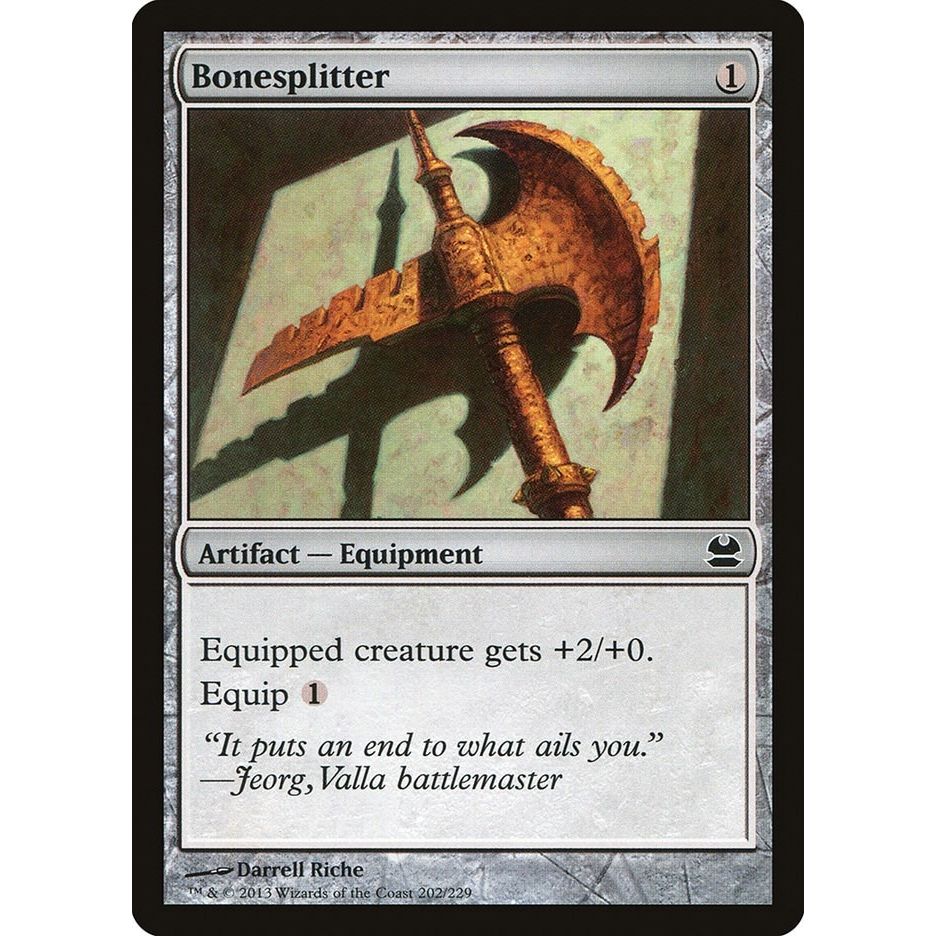 Image for Bonesplitter (202) (MMA) - Magic: The Gathering