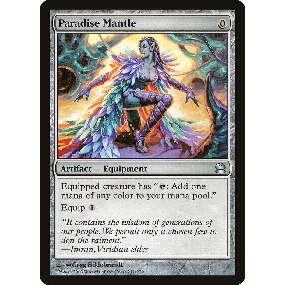 Image for Paradise Mantle (211) (MMA) - Magic: The Gathering