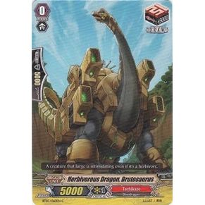 Image for Herbivorous Dragon, Brutosaurus (BT03/060EN) (BT03) - Cardfight Vanguard