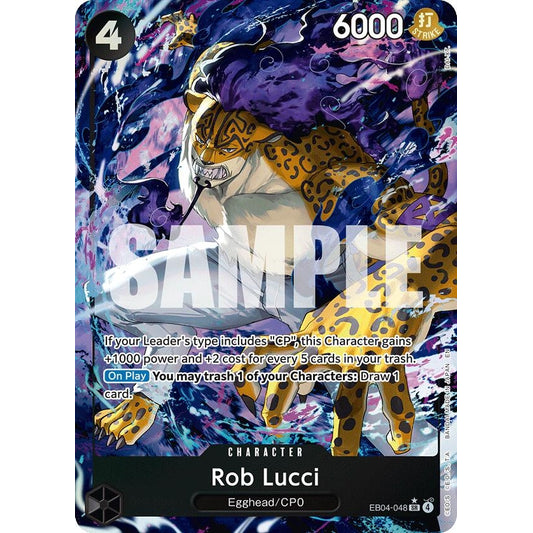 Image for Rob Lucci (Alternate Art) (EB04-048) (OP15-EB04) - One Piece Card Game