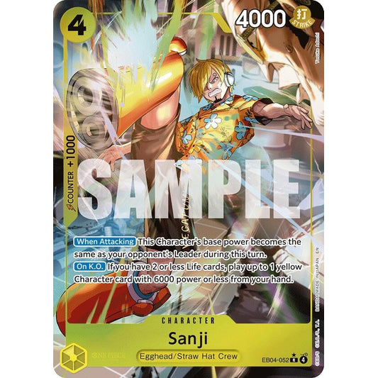 Image for Sanji (EB04-052) (Alternate Art) (EB04-052) (OP15-EB04) - One Piece Card Game