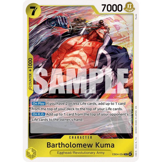 Image for Bartholomew Kuma (EB04-054) (EB04-054) (OP15-EB04) - One Piece Card Game