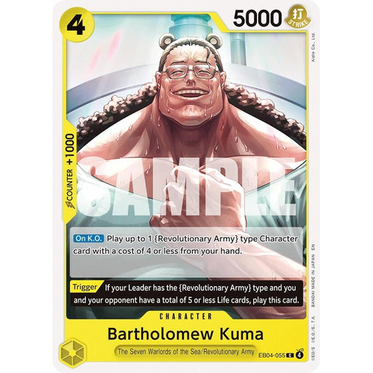 Image for Bartholomew Kuma (EB04-055) (EB04-055) (OP15-EB04) - One Piece Card Game