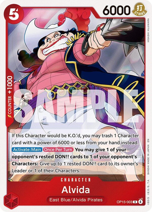 Image for Alvida (OP15-003) (OP15-EB04) - One Piece Card Game