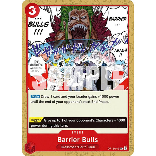 Image for Barrier Bulls (OP15-019) (OP15-EB04) - One Piece Card Game